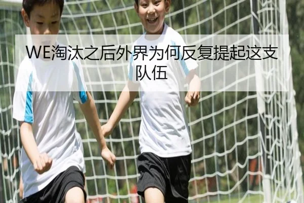 WE淘汰之后外界为何反复提起这支队伍